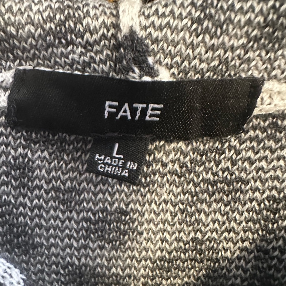Fate Black and Cream Leopard Print Sweater - Picture 2 of 4